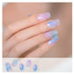 Ocean Inspiration Ombre & Glitter Nails