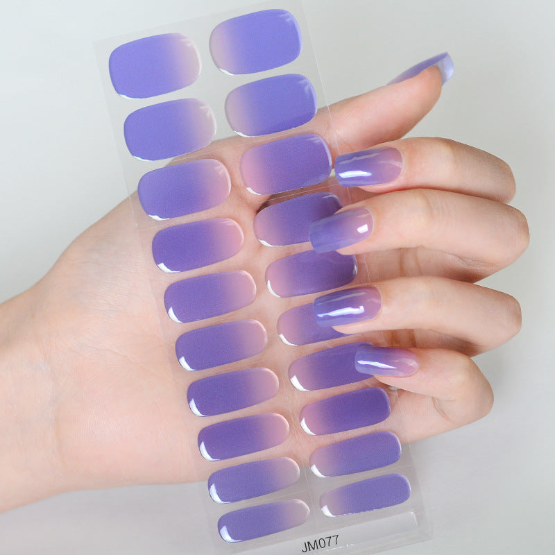 Lavender & Pink Ombre Nails